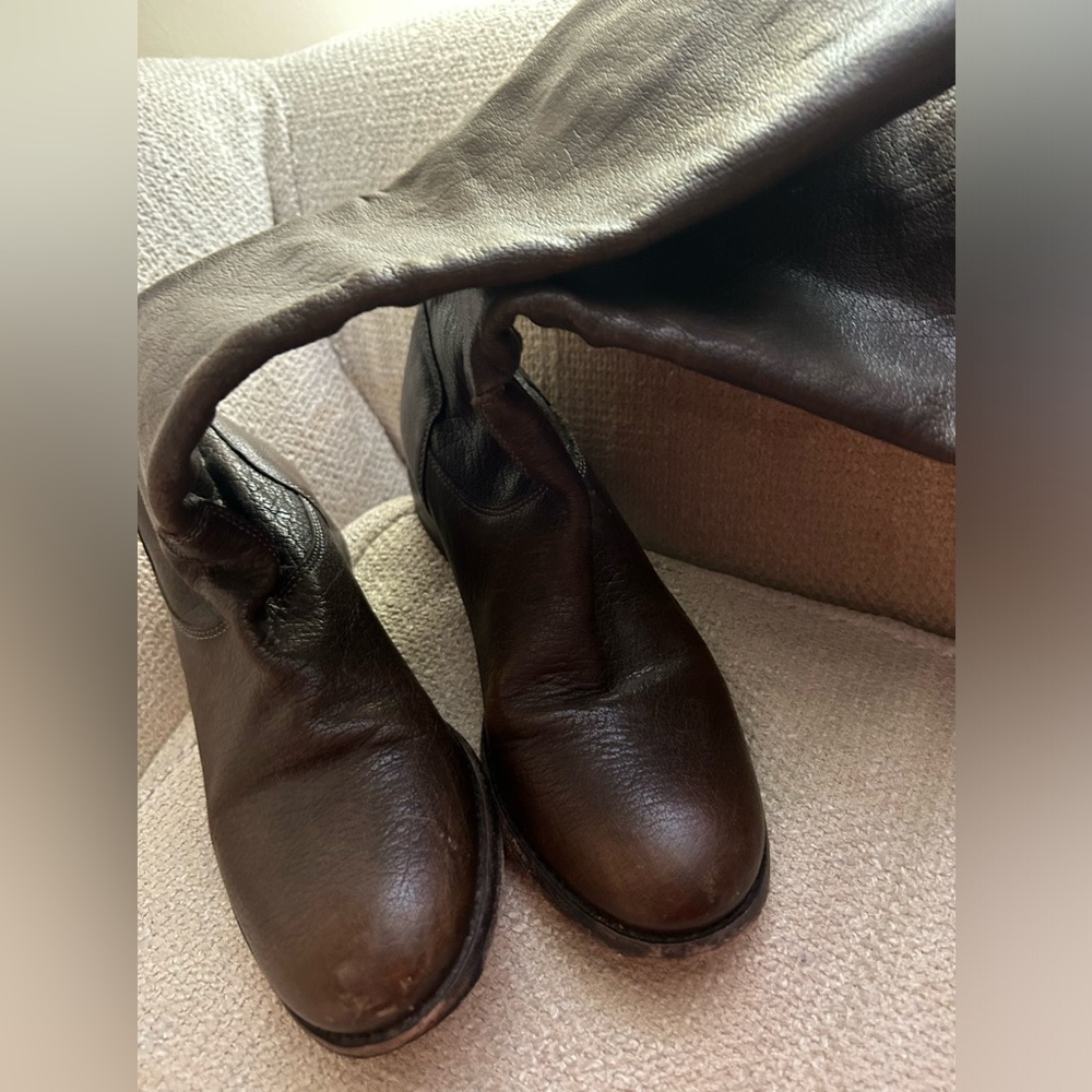 * Frye Melissa Brown Leather Boots SZ 7.5 *